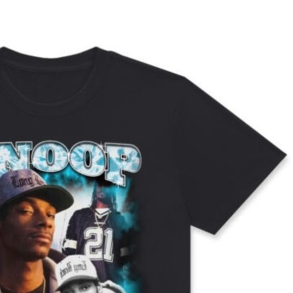 Snoop Doggy Dog Bootleg - Unisex Classic Crew Neck Cotton T-Shirt - Picture 4 of 6